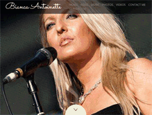 Tablet Screenshot of biancaantoinette.com